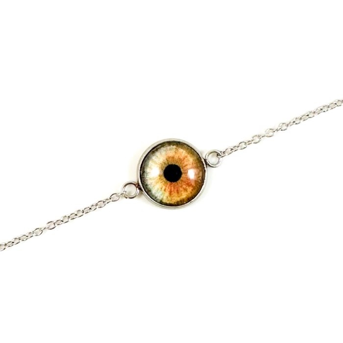 Armbandje met iris foto - armband met foto oog - iris foto sieraden