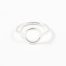 Basic circle ring - 925 zilver ring met cirkel - minimalistische ringen
